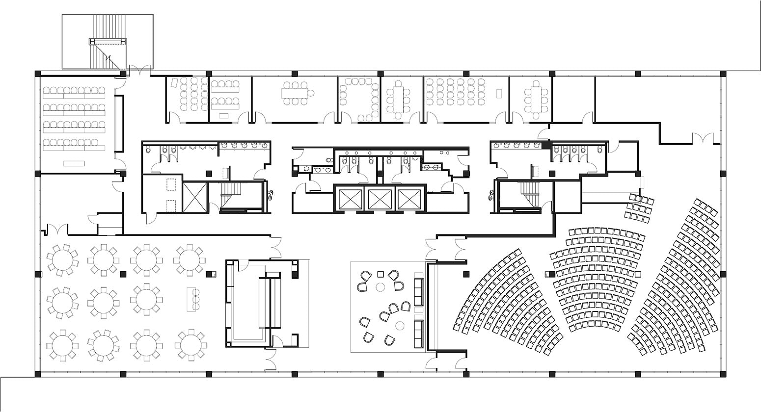 100 Auditorium Floor Plans Design Thesis Public Library B